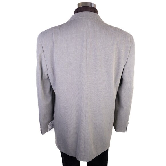 Calvin Klein Sport Coat Three Button Sz 44L Cotton/Wool Jacket Blazer USA Made - Picture 8 of 16